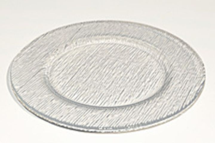 Teller flach 28 cm, Glas