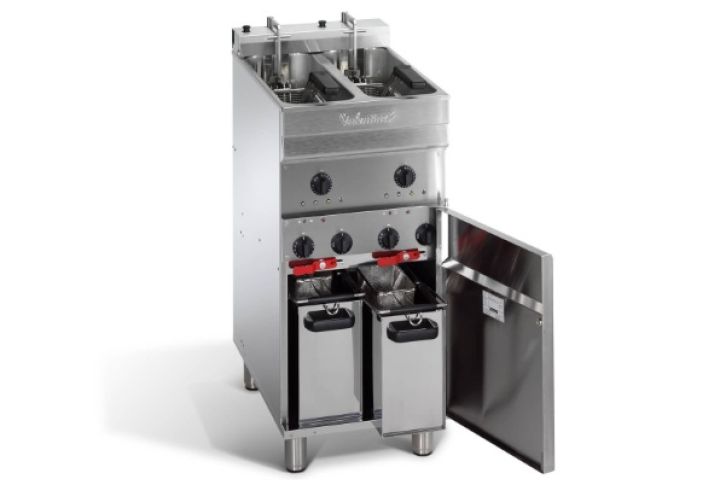 Fritteuse doppelt 2 x 8 Liter